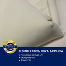 Ombrellone da Giardino 2x3 m Palo Ø48 mm in Legno Telo in Acrilico Ecrù