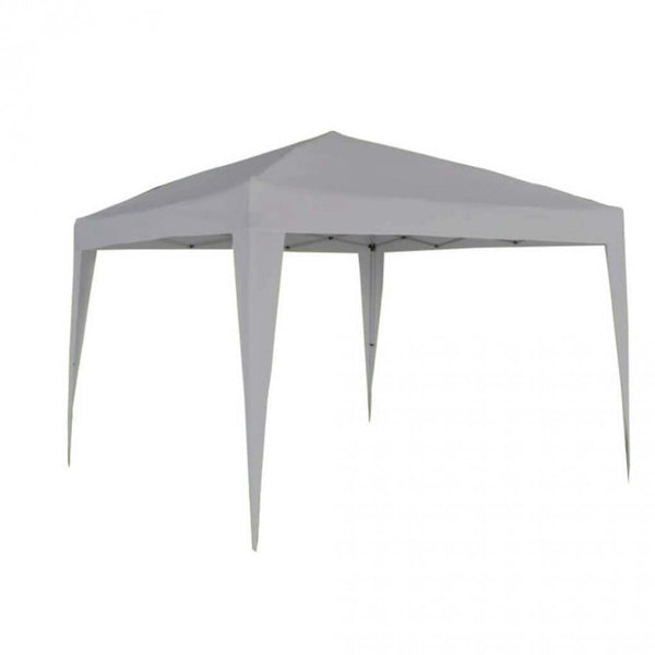 sconto Gazebo Pieghevole 3x3 m in Acciaio Tortora