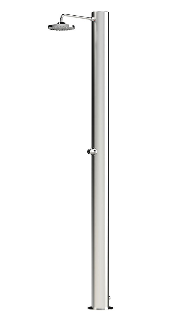 prezzo Doccia Solare da Giardino 28 L Soffione Eco Rain e Miscelatore Temporizzato Tevere TX Satinato