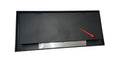 Camino a Bioetanolo da Parete 90x12x40 cm con Vetro in Acciaio Inox Nero Seconda Scelta