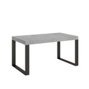 Tavolo Allungabile 160-420x90x77 cm Tecno Cemento