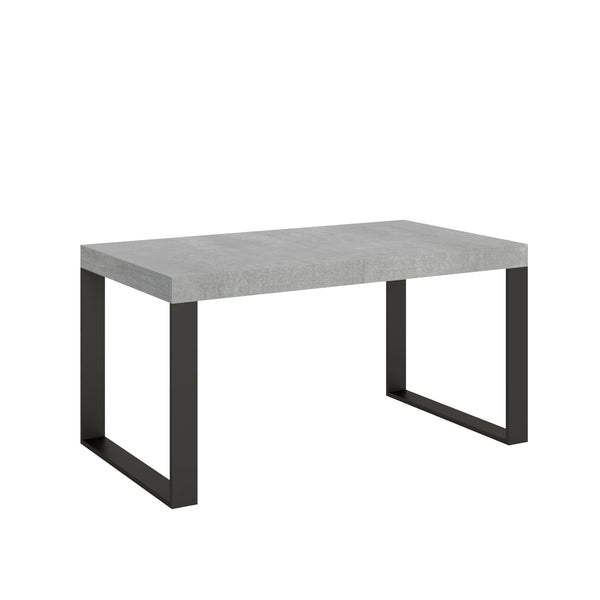 sconto Tavolo Allungabile 160-420x90x77 cm Tecno Cemento
