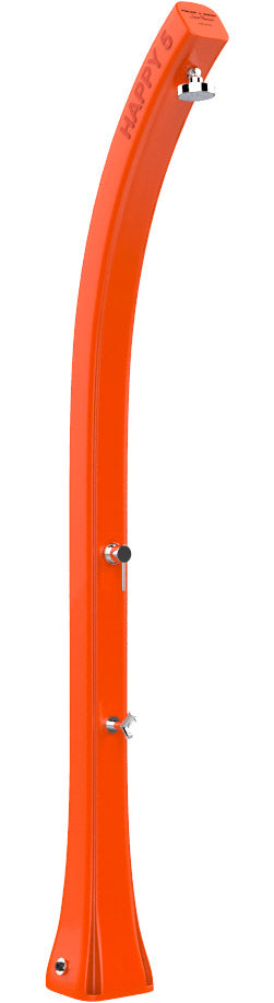 Doccia Solare da Giardino 28L Miscelatore e Lavapiedi Arkema Happy Five Arancio acquista