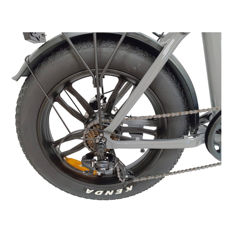 Fat-Bike Bicicletta Elettrica Pieghevole 36V a Pedalata Assistita 20"" 250W Grigio Nardò