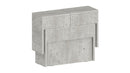 Panca Allungabile 66/290x25x45 cm Pratika Singola A Cemento  