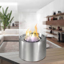 Camino a Bioetanolo da Tavolo Ø16x29 cm Oxford Acciaio