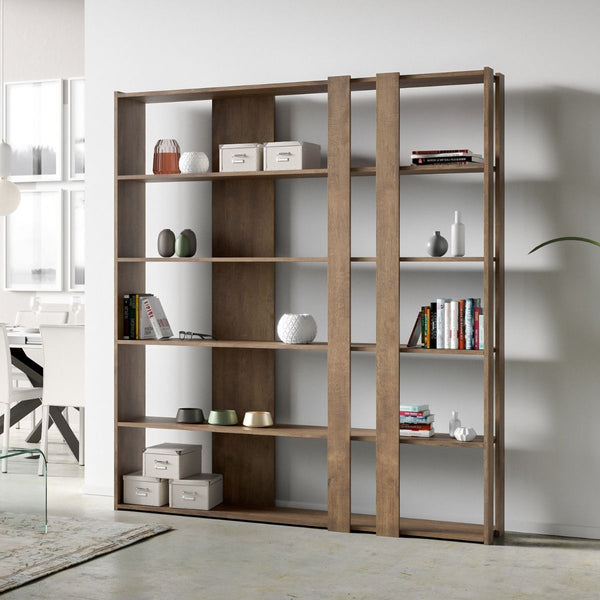 Libreria Moderna 5 Ripiani 178x36x204 cm in nobilitato Marrone acquista