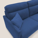 Divano Letto 2 Posti 176x102x97 cm in Tessuto Blu