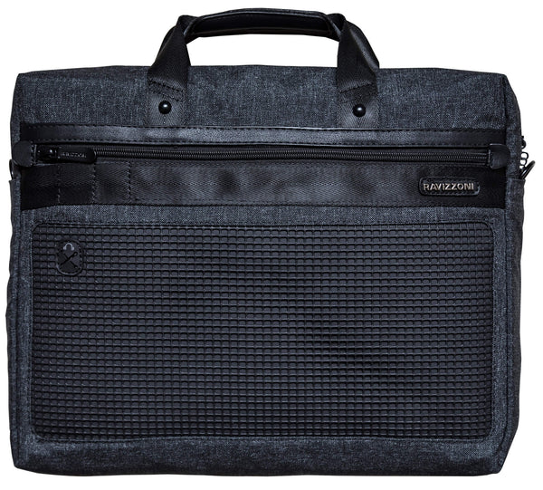 acquista Borsa Porta Pc iPad Tablet in Poliestere con Scomparti e Tasche Ravizzoni Job 1 Nera