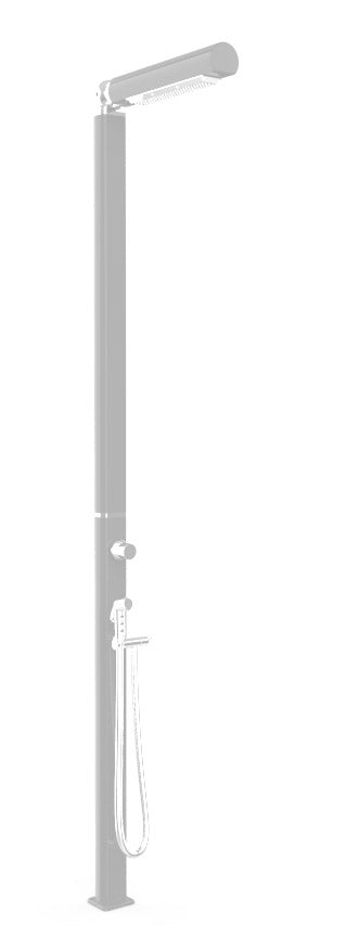 Doccia da Giardino Miscelatore e Doccetta Mobile Arkema Quick Bianco Lucido online