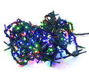 Minilucciole natalizie multicolor 240 led 8 giochi di luci 11,56 metri