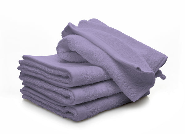 acquista Set Spugna Asciugamani Ospite + Salvietta Lilla