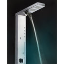 Colonna Doccia Miscelatore Nebulizzatore Cromoterapia in Acciaio Ama Luxury Cupido