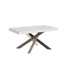 Tavolo Allungabile 160-264x90x77 cm Volantis Bianco Frassino