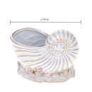 Set 2 Vasi Conchiglia con Base Ø 20 H 14 cm 