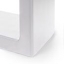 Set Gambe da Tavolo Square Rettangolari H720 Verniciato Bianco Acciaio Emuca