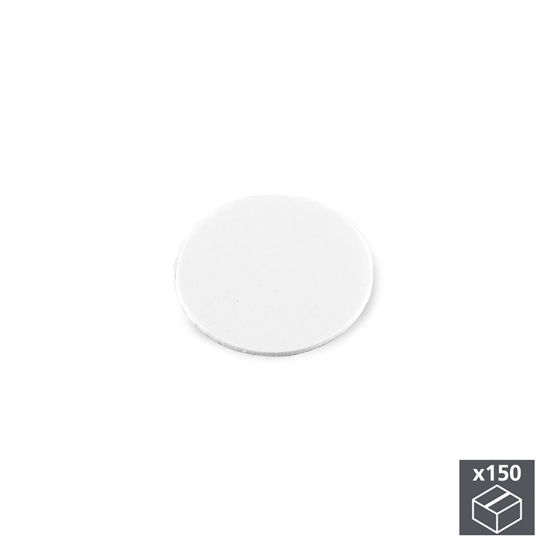 Tappi Copriforo Adesivo 20 mm Bianco 150 Pezzi Emuca