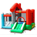 Castello Giostra Gonfiabile Happy Casa con Scivolo e Pompa Inclusa Happy Hop