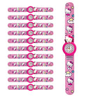 Set 12 Orologi da Polso Bracciale per Bambini Hello Kitty Colorazione Rosa