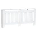 Copritermosifone in Legno MDF Bianco 172x19x81 cm 