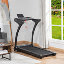 Tapis Roulant Motorizzato Pieghevole 14 km/h 550W 12 Programmi Nero