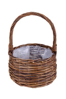 Set 4 Cesti Rotondo con Manico Larghezza 17 cm