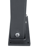 Doccia Solare Ibrida da Giardino 40L Miscelatore e Doccetta Lavapiedi Antracite