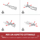 Albero di Natale Artificiale 180 cm 1000 Punte  Verde