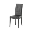 Set 2 Sedie 47x47x101 cm Lory ecopelle grigio