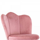 Set 2 Sgabelli 38x38x60/80 cm in Velluto Base Nera Cipria