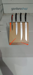 Ceppo Obliquo Magnetico 4 Coltelli Sanelli ErgoForge Nero Seconda Scelta