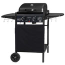 Barbecue a Gas 2 Bruciatori in Acciaio con Sistema Roccia Pietra Lavica Imperial Barbecue