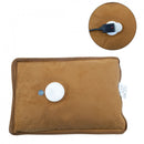 Borsa Acqua Calda Elettrica Ricaricabile Scaldamani Cane a Peluche Lilla