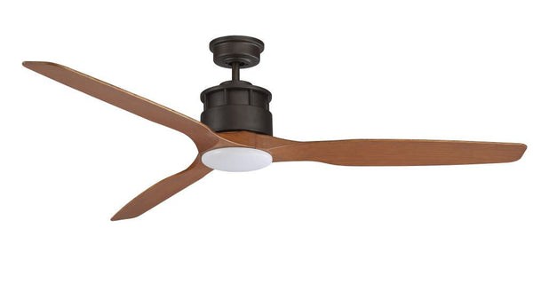 acquista Ventilatore da Soffitto con 3 Pale e LED Ø152 cm 3 Velocità Martec Governor Legno
