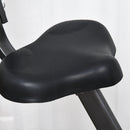Cyclette Magnetica Pieghevole 113x65x120 cm con Bande Elastiche in Acciaio Nera