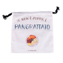 Sacchetto Pangrattato 25x25 cm in Cotone VdE Tivoli 1996 Le Travisate Bianco