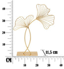 Scultura Leaf Glam 35x11,5x44 cm in Ferro Oro