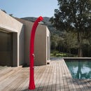 Doccia Solare da Esterno Giardino 26L Miscelatore e Lavapiedi Arkema New Happy Verde Scuro