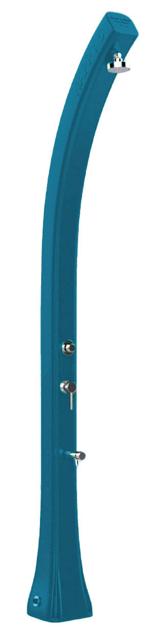 online Doccia Solare da Giardino 28L Miscelatore Temporizzato e Lavapiedi Arkema Happy Beach Blue Ocean