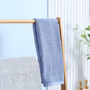 Portasciugamani Bagno Multiuso 53x30,5x152 cm Pieghevole con 3 Barre e 3 Ripiani in Legno Naturale   