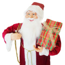 Pupazzo Babbo Natale con H110 cm con Luci e Suoni Rosso