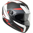 Casco Integrale per Scooter Visiera Lunga CGM Atlanta 308X Rosso Opaco 