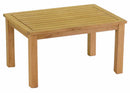 Set Salotto da Giardino in Legno Divano 2 Poltrone e Tavolino Nanchino