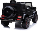 Macchina Elettrica per Bambini 12V con Licenza Mercedes G63 AMG Fuoristrada Nera