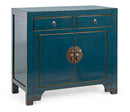 Credenza 2 Ante 2 Cassetti 91x43x84h cm Jinan Blu 