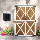 Armadio da Giardino 116,5x57x159-167 cm Tetto in Bitume in Legno di Abete Marrone e Bianco  