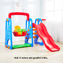 Castello 3 in 1 Canestro, Scivolo e Altalena Kids Joy Baby Park-5