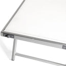 Set 2 Lettini Prendisole da Giardino in Alluminio Bertozzi Rimini Bianchi