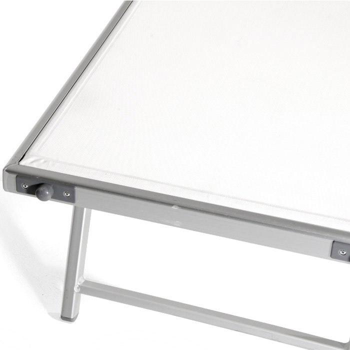 Set 2 Lettini Prendisole da Giardino in Alluminio Bertozzi Rimini Bianchi