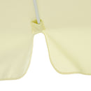 Ombrellone da Giardino da 248x248x250 cm in Alluminio Metallo e Poliestere Bianco Beige 